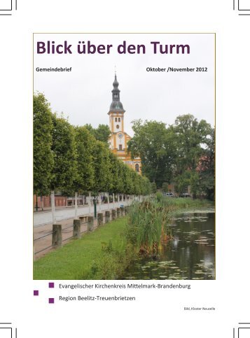 Blick über den Turm - Kirchengemeinde Langerwisch und ...