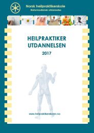 HEILPRAKTIKER UTDANNELSEN