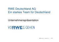 + + + + RWE Deutschland AG - FGE