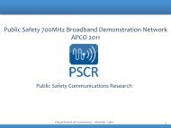 Demonstration Network Review - PSCR