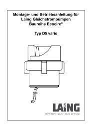 Bedienungsanleitung Laing Ecocirc vario D5.pmd - Laing GmbH