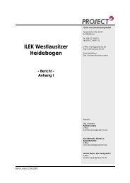 ILEK Westlausitzer Heidebogen - Dresdner Heidebogen