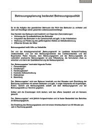 Betreuungsplanung bedeutet BetreuungsqualitÃ¤t - Landkreis ...