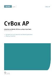 CyBox AP Industrial and Mobile IEEE 802.11a/b/g/n Dual Radio 1 ...