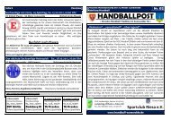 HANDBALLPOST - SG Motor Cunewalde Handball