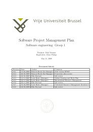 Software Project Management Plan - Wilma