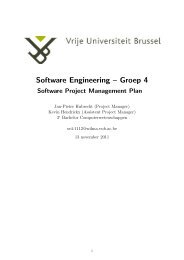 Software Project Management Plan - v2.0 - Wilma - Vrije Universiteit ...