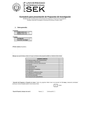 Formato de PresentaciÃ³n de Proyectos - Universidad Internacional ...