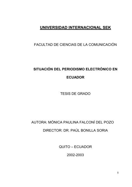 SituaciÃ³n del periodismo electrÃ³nico en Ecuador.pdf