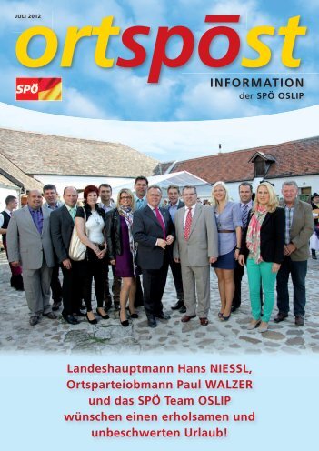 Ortspost SPÃ Oslip