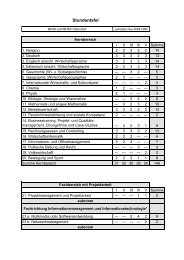 Stundentafel - BHAK/BHAS Oberndorf bei Salzburg