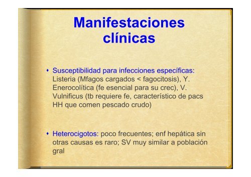 Hemocromatosis hereditaria. - EXTRANET - Hospital Universitario ...