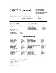 View - BANTAO Journal