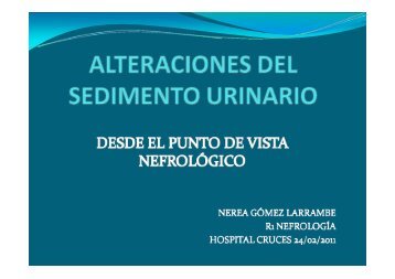 glomerular. - EXTRANET - Hospital Universitario Cruces