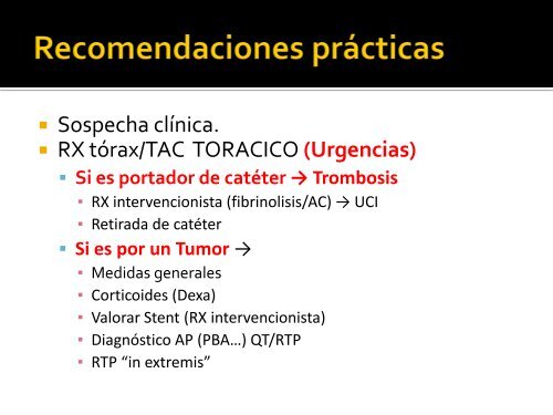 SINDROME DE VENA CAVA SUPERIOR - EXTRANET - Hospital ...