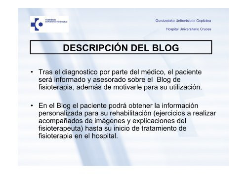 tic, aplicada a la fisioterapia - EXTRANET - Hospital Universitario ...