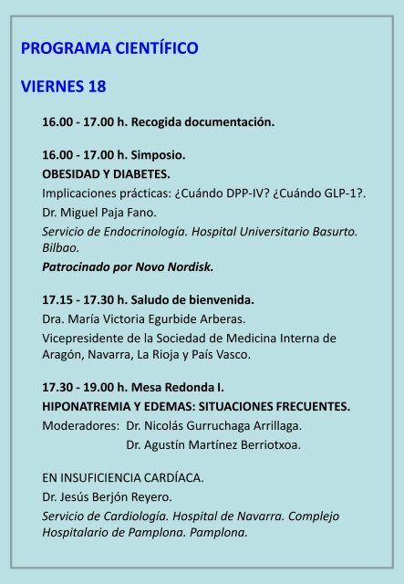 Programa - EXTRANET - Hospital Universitario Cruces