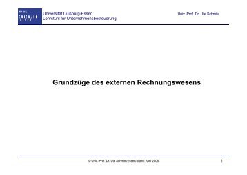 GrundzÃ¼ge des externen Rechnungswesens - Lehrstuhl fÃ¼r ...