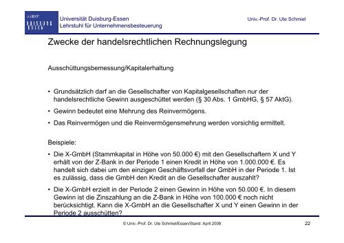 GrundzÃ¼ge des externen Rechnungswesens - Lehrstuhl fÃ¼r ...