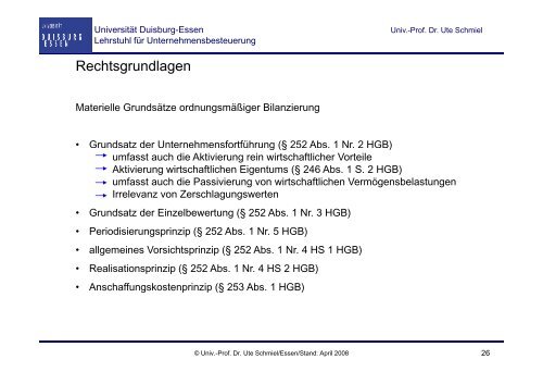 GrundzÃ¼ge des externen Rechnungswesens - Lehrstuhl fÃ¼r ...