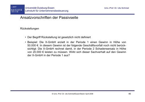 GrundzÃ¼ge des externen Rechnungswesens - Lehrstuhl fÃ¼r ...