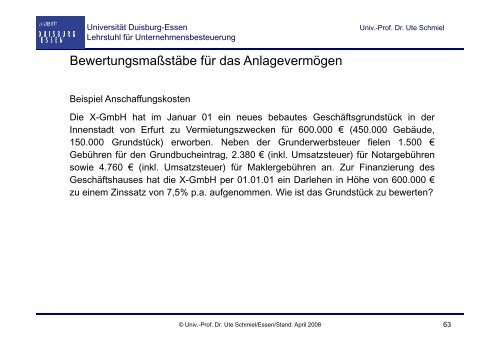 GrundzÃ¼ge des externen Rechnungswesens - Lehrstuhl fÃ¼r ...