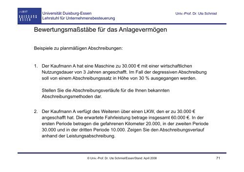 GrundzÃ¼ge des externen Rechnungswesens - Lehrstuhl fÃ¼r ...