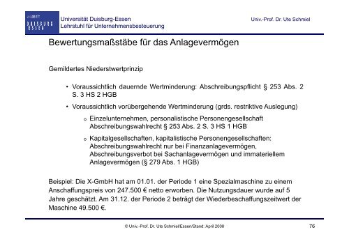 GrundzÃ¼ge des externen Rechnungswesens - Lehrstuhl fÃ¼r ...