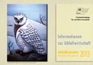 Entsorgungshinweise Sperrmüll – Elektrogeräte – Schrott – Altglas