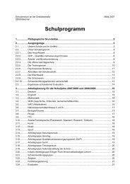 Schulprogramm - Schulzentrum DrebberstraÃe