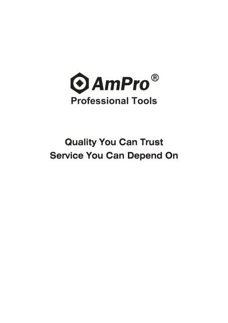 Ampro A5624 8 Piece 3/4-Inch Drive Deep Impact Socket Set 