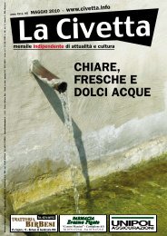 ChIAre, freSChe e DOLCI ACque - La Civetta