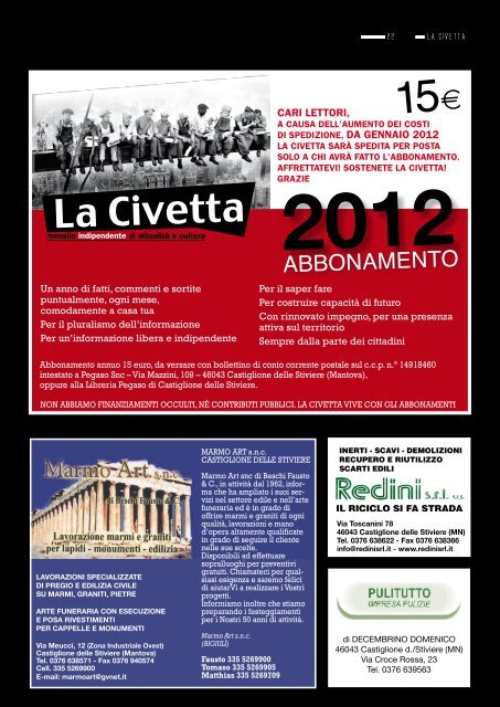 scarica il pdf - La Civetta