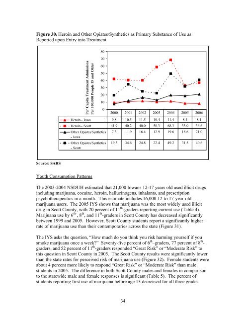 Scott County Substance Use Epidemiological Profile 2008 - Iowa ...