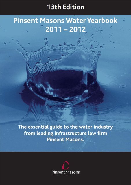 2011 - 2012 - Pinsent Masons Water Yearbook 2012 - 2013