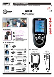 KIMO AMI 300 Data Sheet - Envirolab