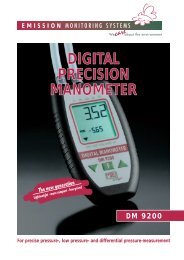 Digital Precision Manometer DM 9200