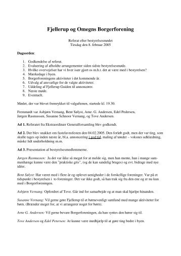 Fjellerup og Omegns Borgerforening