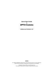 OPTA Comms - Crane Electronics Ltd