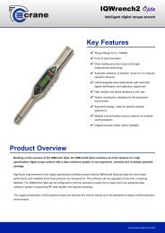 IQWrench2 Opta Key Features Product Overview - Crane Electronics