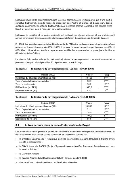 Rapport d'Ã©valuation Ã  mi-parcours du - ACT - Advanced ...