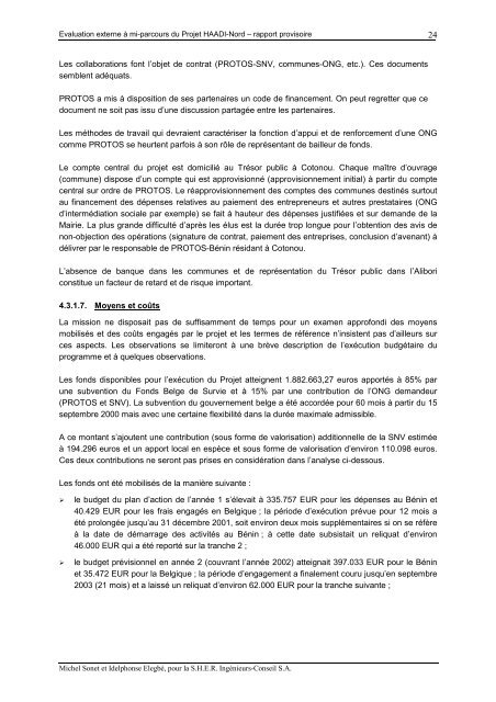 Rapport d'Ã©valuation Ã  mi-parcours du - ACT - Advanced ...