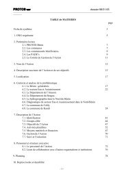 dossier 99/31.65 TABLE de MATIERES page Fiche de synthÃ¨se 3 1 ...