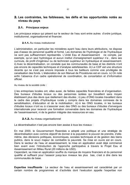 Analyse contextuelle en matiÃ¨re de Gestion IntÃ©grÃ©e des ...