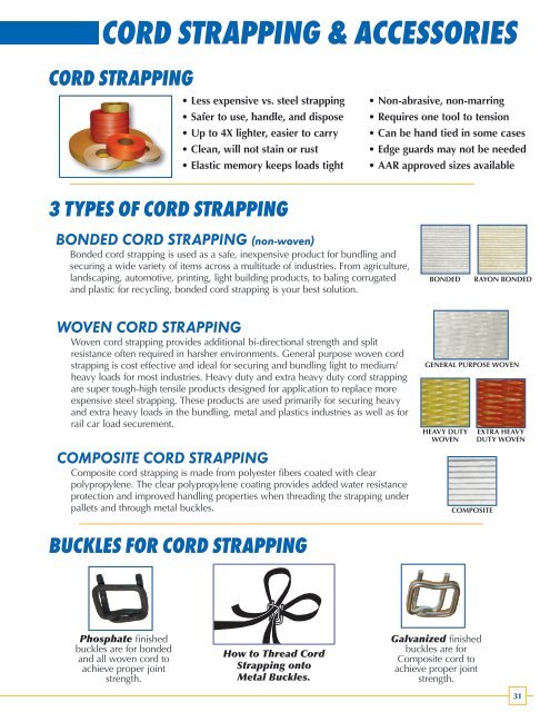 Polychem 2012 Cord Strapping Catalog