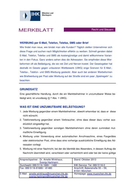 MERKBLATT