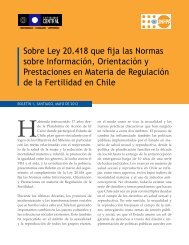 Sobre Ley 20.418 que fija las Normas sobre InformaciÃ³n ... - Icmer