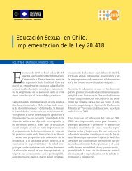 EducaciÃ³n Sexual en Chile. ImplementaciÃ³n de la Ley 20.418 - Icmer