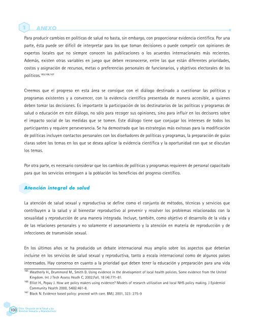 Chile: La situaciÃ³n de la salud y los derechos sexuales y ... - Icmer