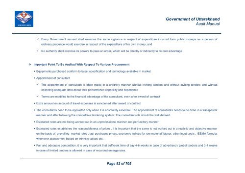 Audit Manual - Core Treasury System Uttarakhand